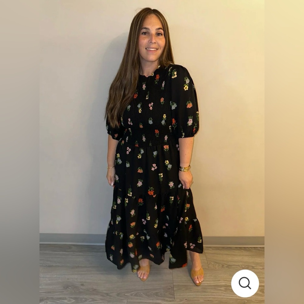 D RAMA NYC Smocked Garden Dress